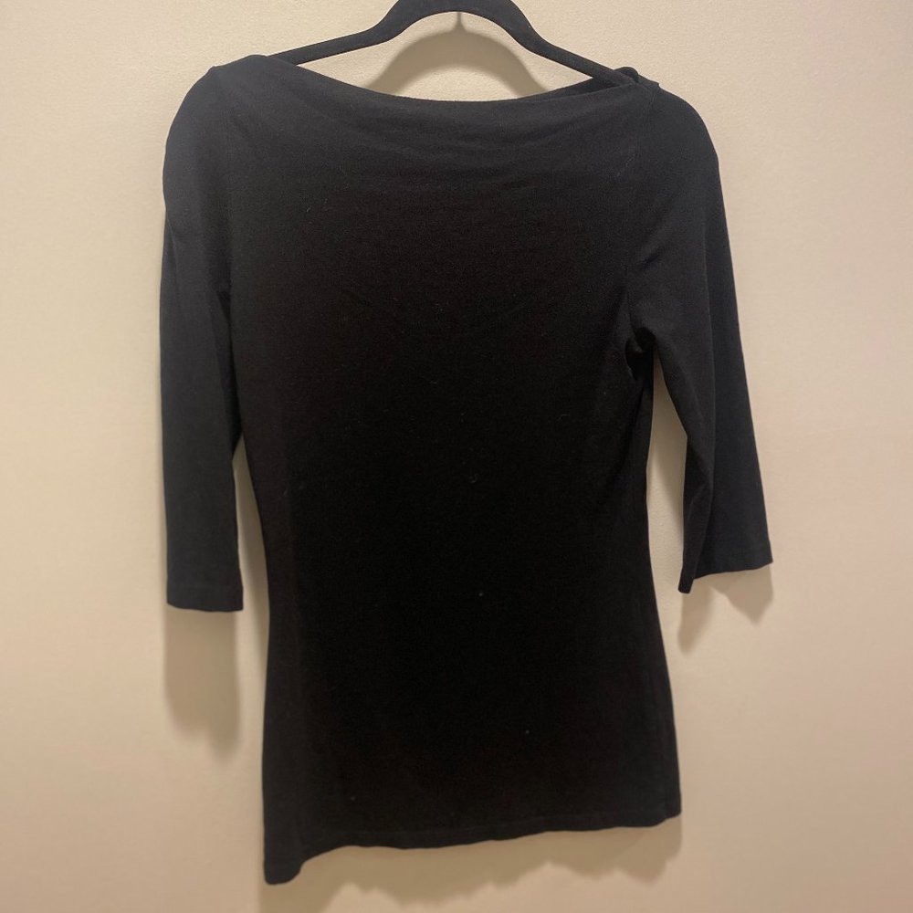 Boat Neck black top